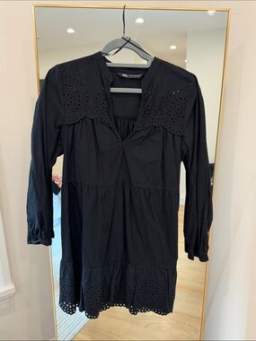 Zara | Dresses | Embroidered Mini Dress